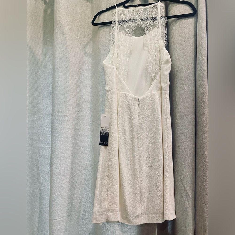 Kensie white midi dress